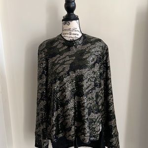 BCBG MaxAzria top, perfect for the holidays brand new.